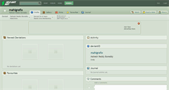 Desktop Screenshot of mahigrafix.deviantart.com
