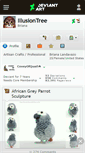 Mobile Screenshot of illusiontree.deviantart.com