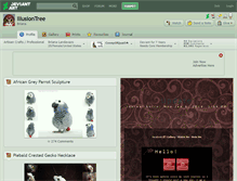 Tablet Screenshot of illusiontree.deviantart.com