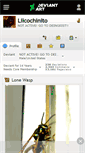 Mobile Screenshot of lilcochinito.deviantart.com