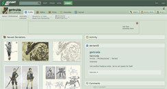 Desktop Screenshot of gertruida.deviantart.com