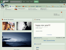 Tablet Screenshot of goks.deviantart.com