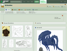 Tablet Screenshot of mrmoomoo.deviantart.com
