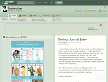 Tablet Screenshot of emmanation.deviantart.com