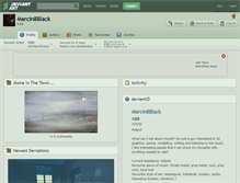 Tablet Screenshot of marcinbblack.deviantart.com