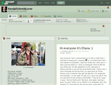 Tablet Screenshot of kendallschmidtlover.deviantart.com