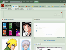 Tablet Screenshot of libri-nyu.deviantart.com