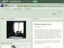 Tablet Screenshot of neiy.deviantart.com