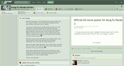 Desktop Screenshot of kung-fu-panda-world.deviantart.com