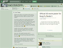Tablet Screenshot of kung-fu-panda-world.deviantart.com
