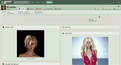 Desktop Screenshot of divionline.deviantart.com