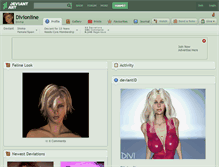 Tablet Screenshot of divionline.deviantart.com