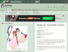 Tablet Screenshot of kumichan.deviantart.com