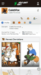 Mobile Screenshot of calebfox.deviantart.com
