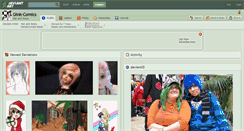 Desktop Screenshot of gink-comics.deviantart.com