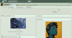 Desktop Screenshot of dganjamie.deviantart.com