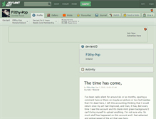 Tablet Screenshot of filthy-pop.deviantart.com