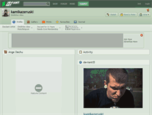 Tablet Screenshot of kamikazeruski.deviantart.com