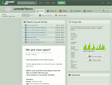 Tablet Screenshot of lavendertown.deviantart.com