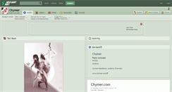 Desktop Screenshot of chymer.deviantart.com