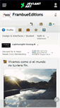 Mobile Screenshot of frambueeditions.deviantart.com