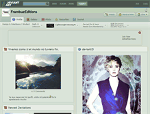 Tablet Screenshot of frambueeditions.deviantart.com