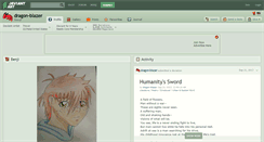 Desktop Screenshot of dragon-blazer.deviantart.com