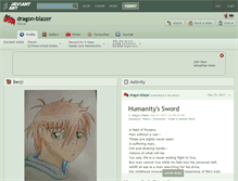 Tablet Screenshot of dragon-blazer.deviantart.com