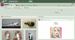 Desktop Screenshot of catnip23.deviantart.com