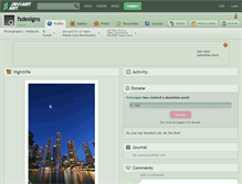 Tablet Screenshot of fsdesigns.deviantart.com