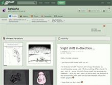 Tablet Screenshot of bardacha.deviantart.com