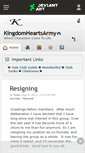 Mobile Screenshot of kingdomheartsarmy.deviantart.com