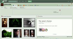 Desktop Screenshot of darkenjullar.deviantart.com