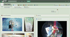 Desktop Screenshot of drippyhippie.deviantart.com