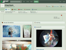 Tablet Screenshot of drippyhippie.deviantart.com