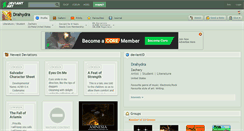 Desktop Screenshot of drahydra.deviantart.com