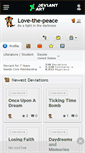 Mobile Screenshot of love-the-peace.deviantart.com
