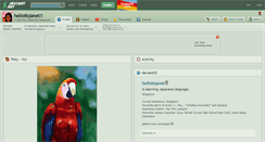 Desktop Screenshot of helloitsjanet.deviantart.com