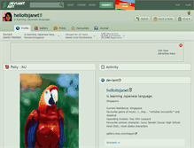 Tablet Screenshot of helloitsjanet.deviantart.com