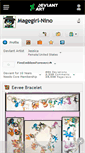 Mobile Screenshot of magegirl-nino.deviantart.com