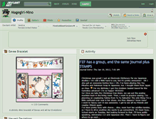 Tablet Screenshot of magegirl-nino.deviantart.com