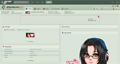 Desktop Screenshot of ethereallove.deviantart.com