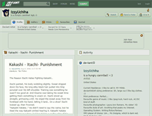 Tablet Screenshot of izzyuchiha.deviantart.com