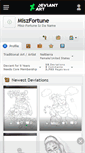 Mobile Screenshot of miszfortune.deviantart.com