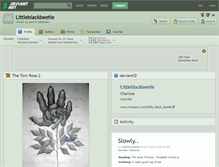 Tablet Screenshot of littleblackbeetle.deviantart.com