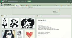 Desktop Screenshot of malicemurder.deviantart.com