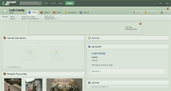 Desktop Screenshot of lush-candy.deviantart.com