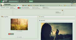 Desktop Screenshot of luizalazar.deviantart.com