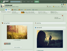 Tablet Screenshot of luizalazar.deviantart.com