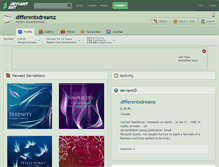 Tablet Screenshot of differentxdreamz.deviantart.com